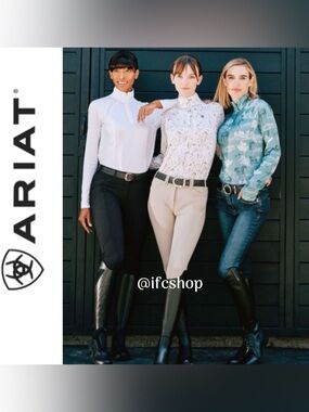 Ariat Halo Denim Knee Patch Breech in Marine 30R